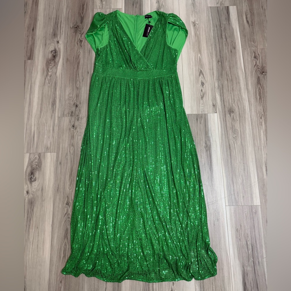 Green Sequin Dress